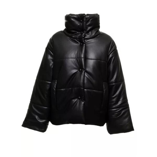 

Куртка vegan leather quilted jacket nanuskha woman Nanushka, черный