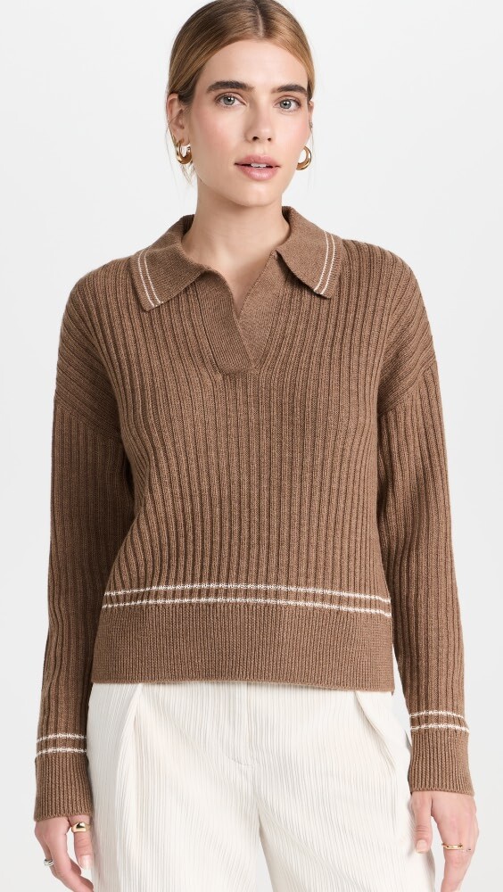 

Поло Rag & Bone Monti, кэмел
