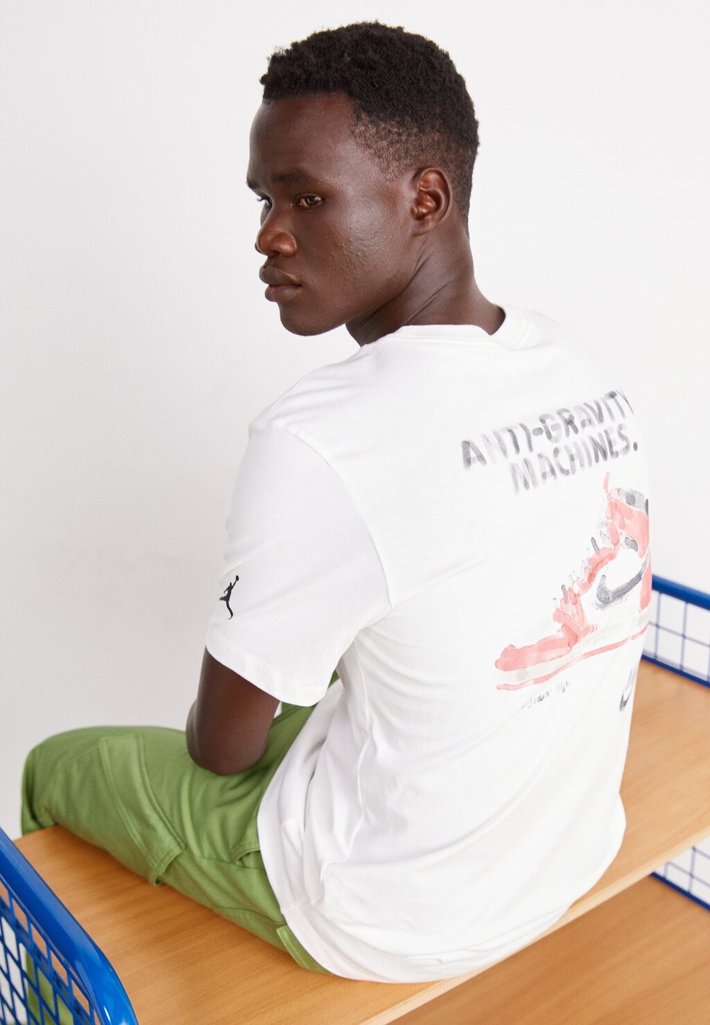 

Футболка с принтом BRAND CREW Jordan, белый