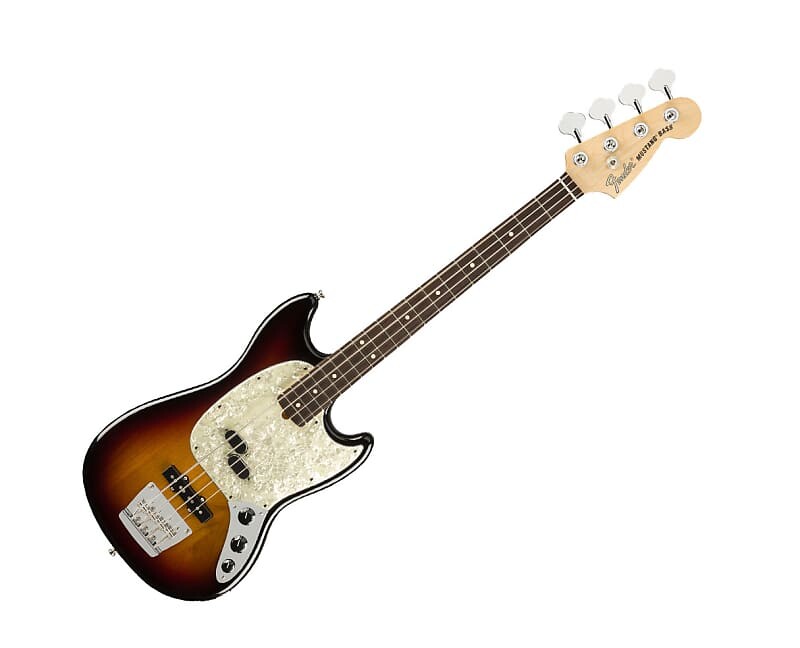 

Басс гитара Fender American Performer Mustang Bass - 3-Color Sunburst w/ Rosewood FB