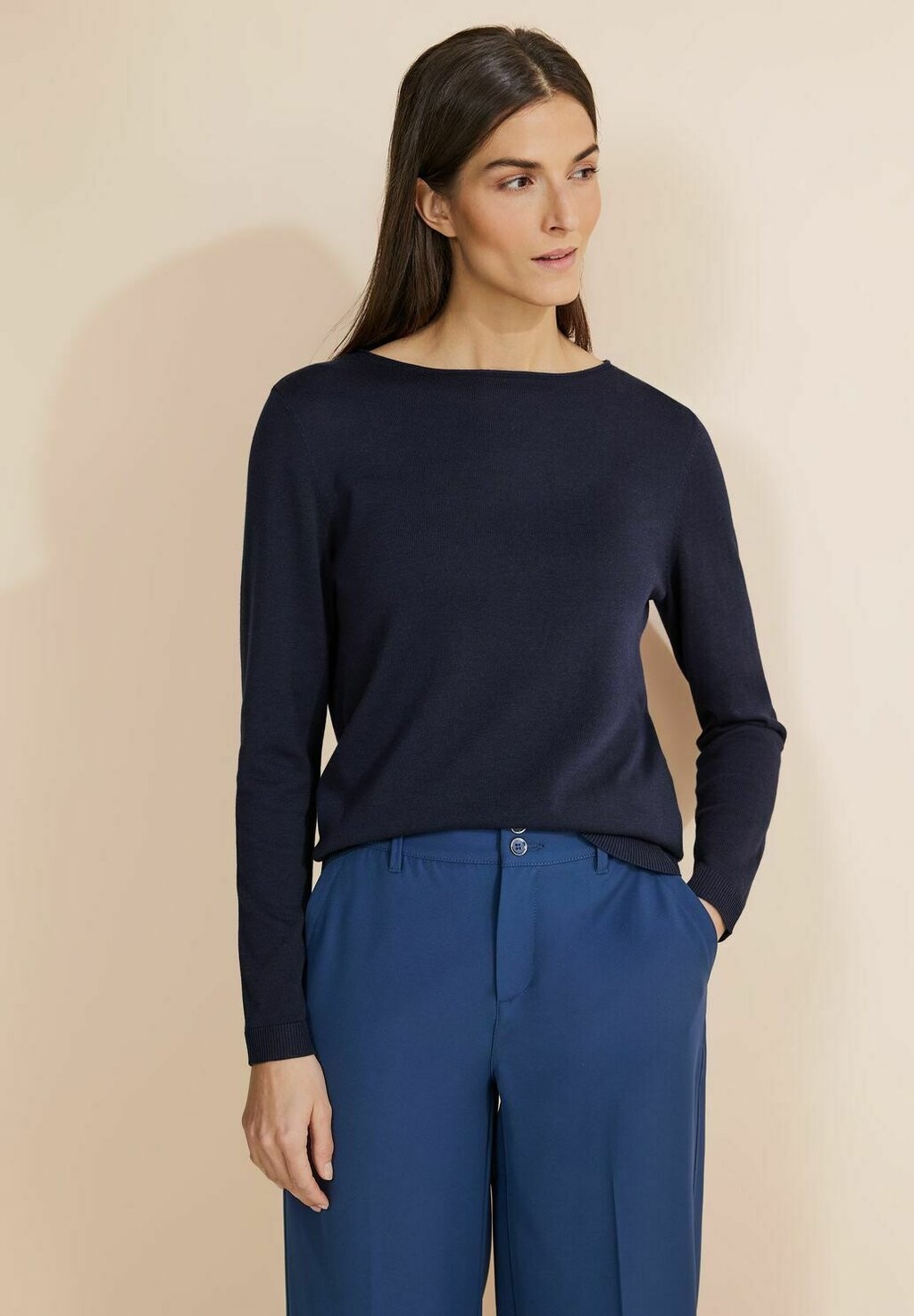 

Вязаный свитер Street One, цвет blau
