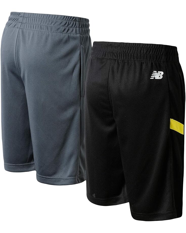 

Шорты New Balance Core 2-Pack Shorts, цвет Black/Lead
