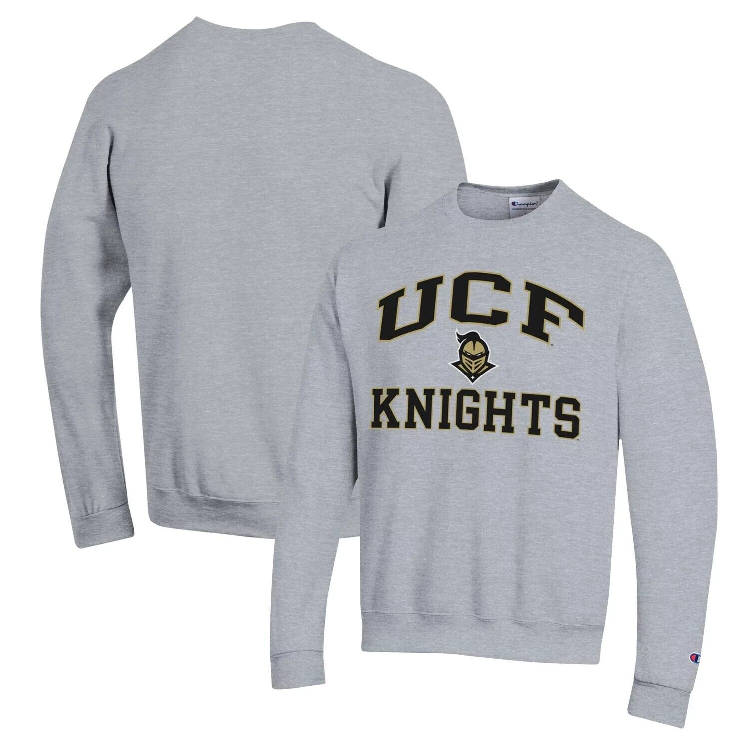 

Мужской пуловер с высоким мотором цвета Хизер Серый UCF Knights Champion