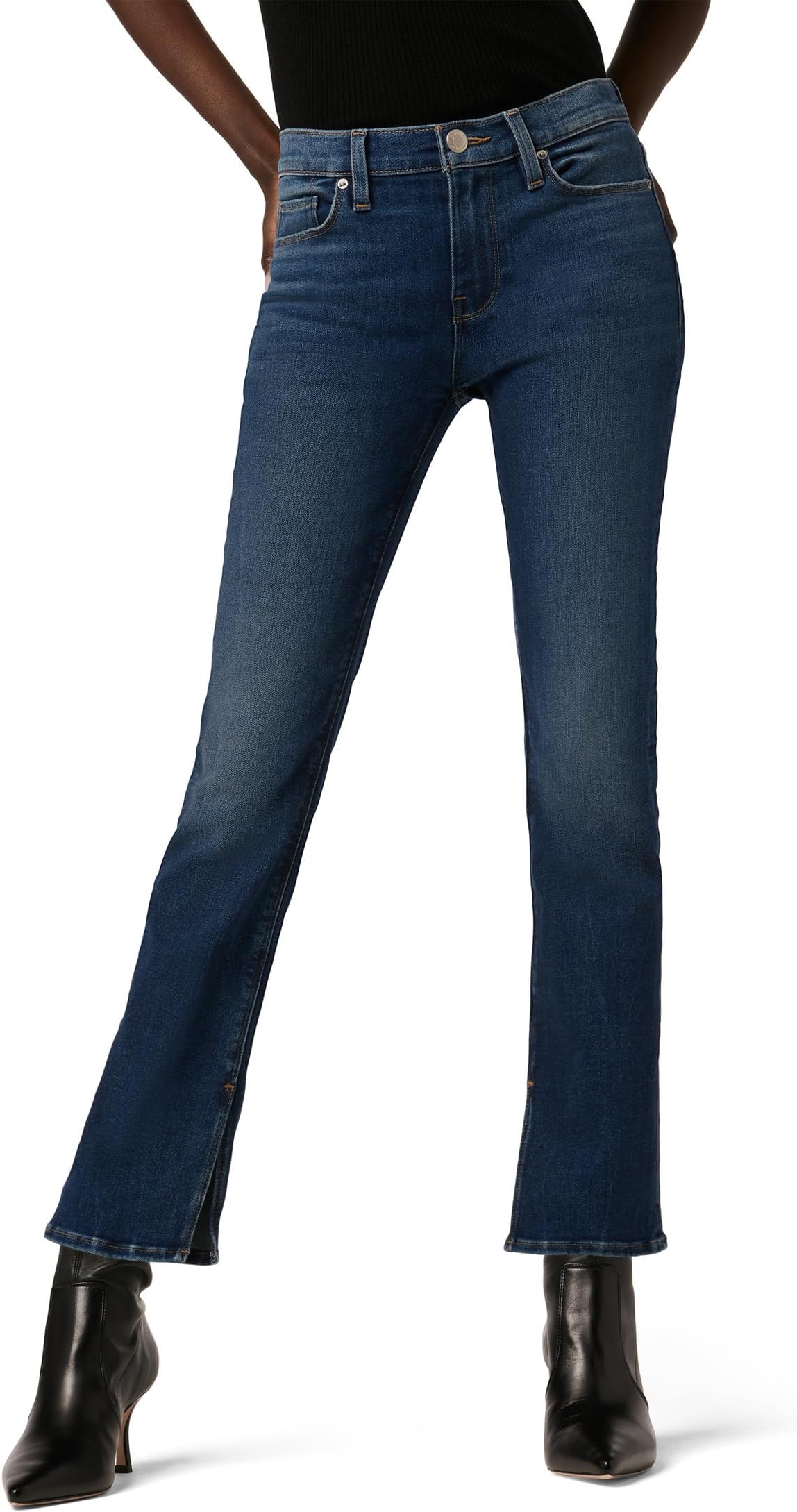цена Джинсы Nico Mid-Rise Straight Ankle w/ Slit in Mission Hudson Jeans, цвет Mission