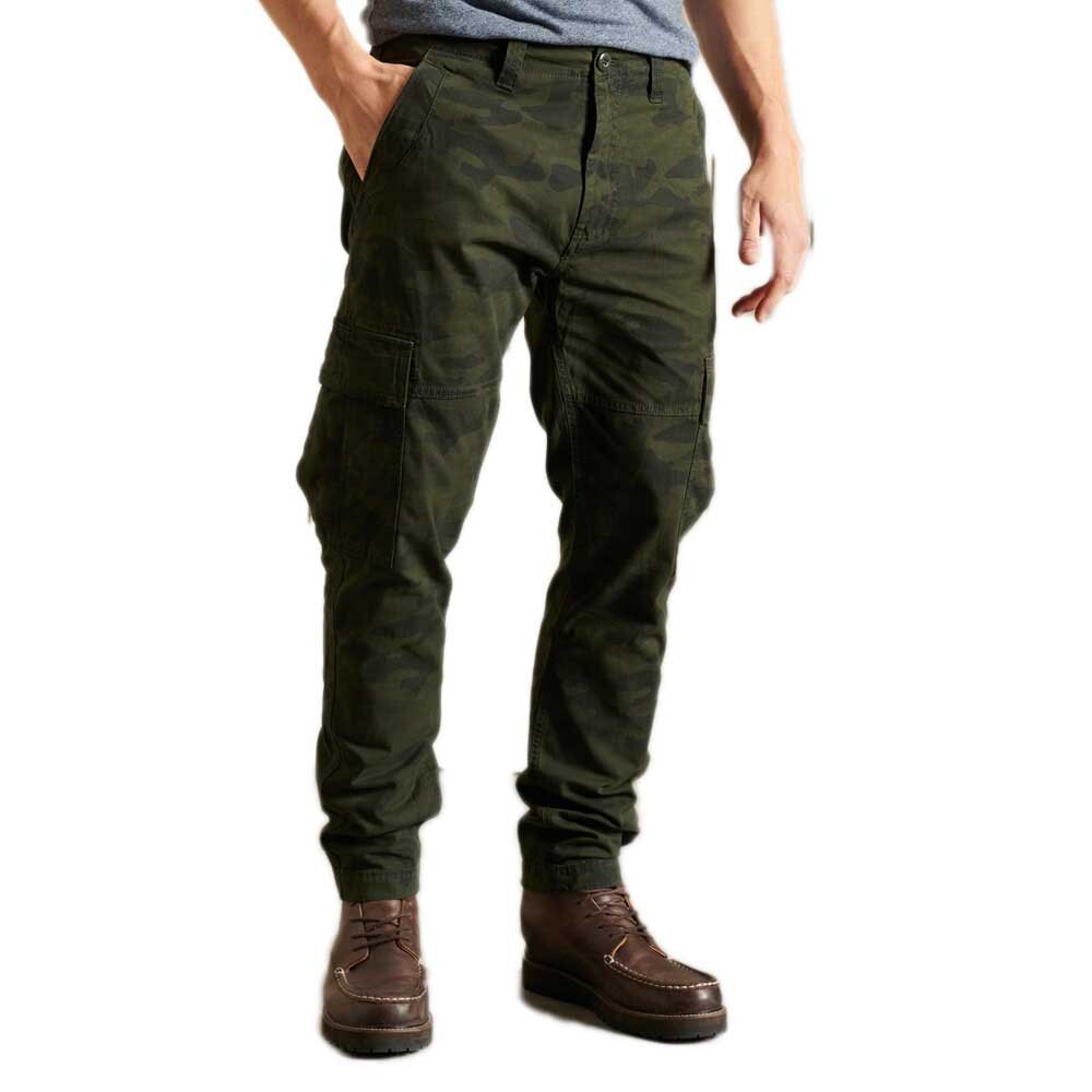 

Брюки Superdry Core Cargo, зеленый