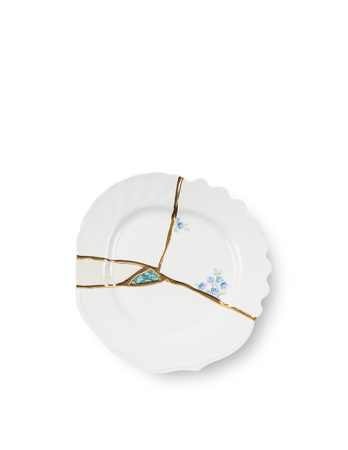 

Десертная тарелка Kintsugi-N'3 из фарфора Seletti