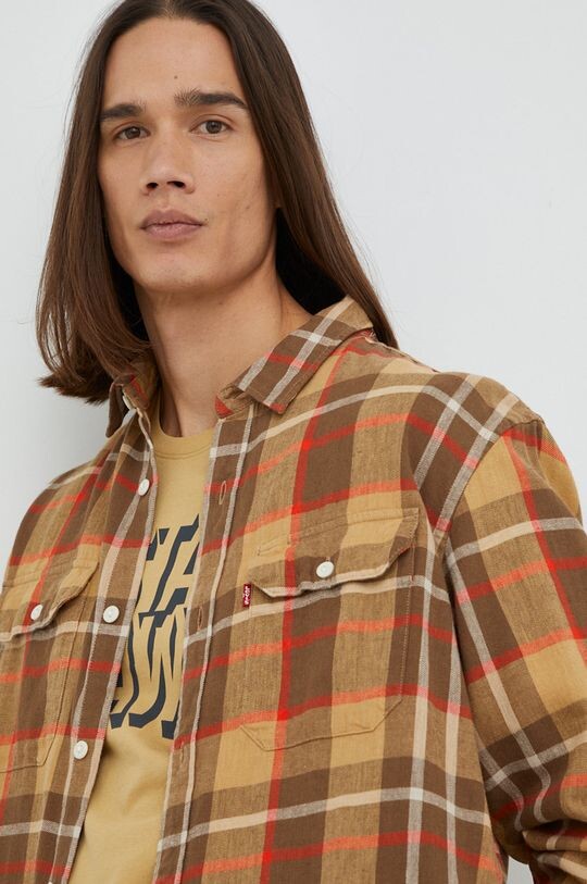 

Рубашка Леви Levi's, бежевый