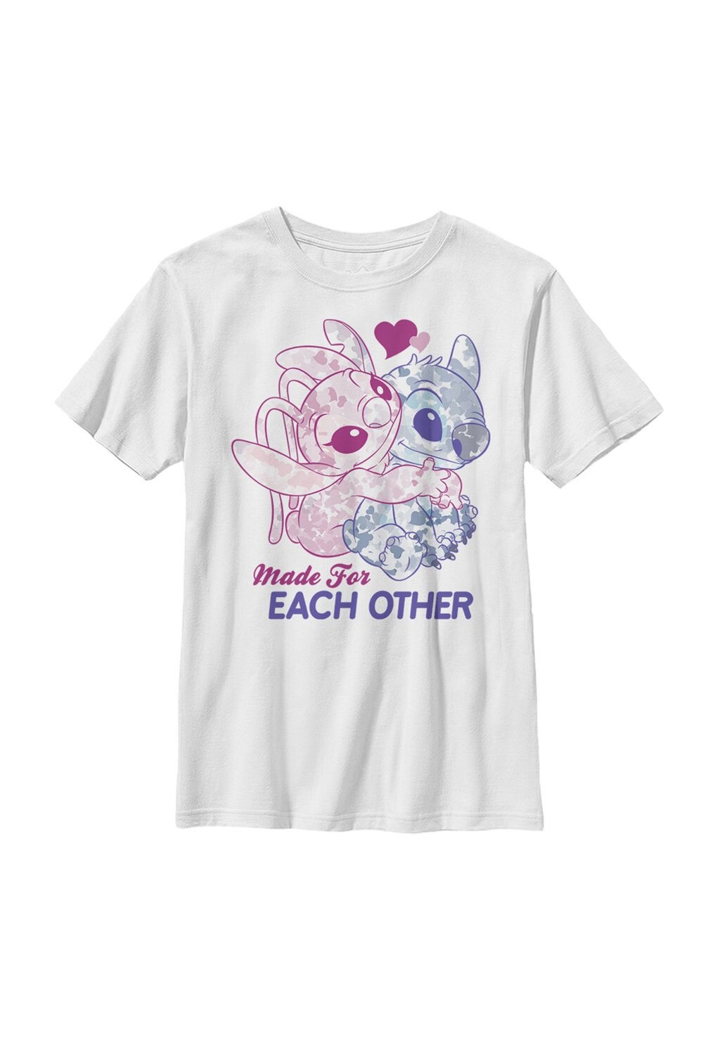 Футболка с принтом Lilo & Stitch Stitch Angel Together Disney, белый