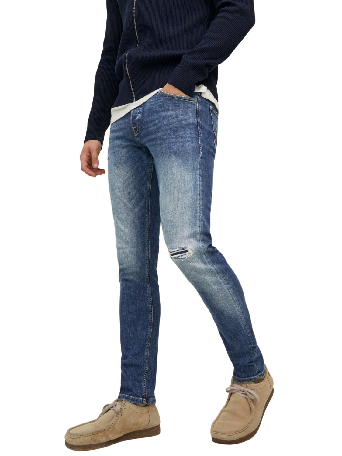 

Джинсы Jack & Jones JJIGLENN JJORIGINAL RA 094 slim, синий