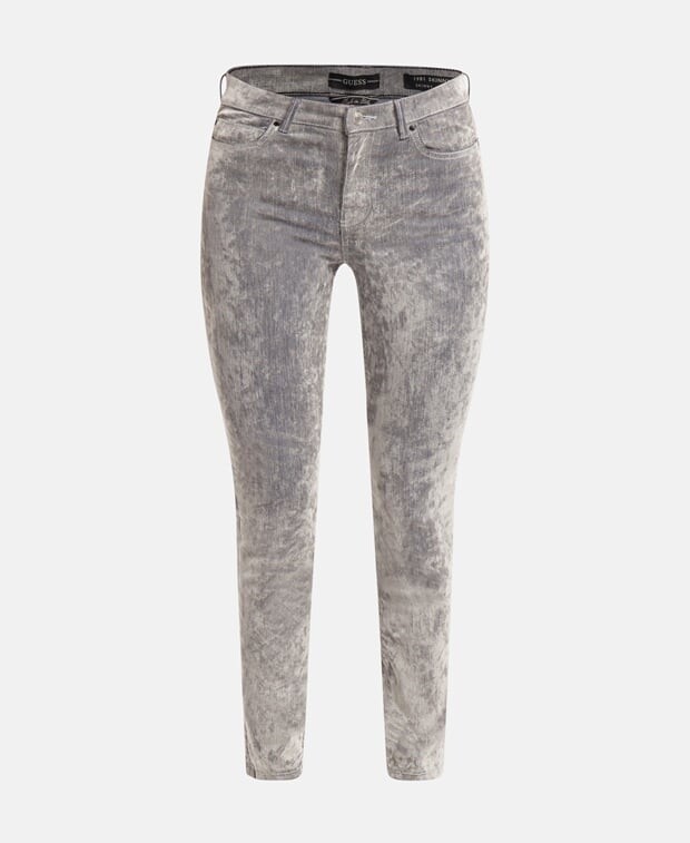 

Джинсы скинни Guess, серый