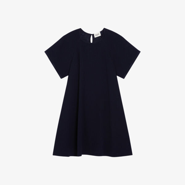 

Расклешенное тканое платье мини Claudie Pierlot, цвет bleus