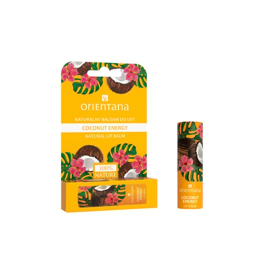 

Натуральный бальзам для губ 4г Orientana Coconut Energy