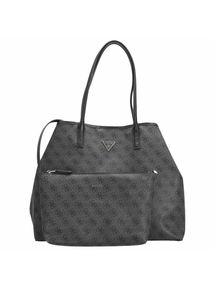 

Сумка-шоппер Guess Eco Victtoria 2in1 L 40 cm, цвет coal logo