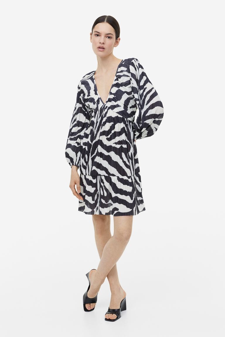 

Плиссированное платье из джерси H&M