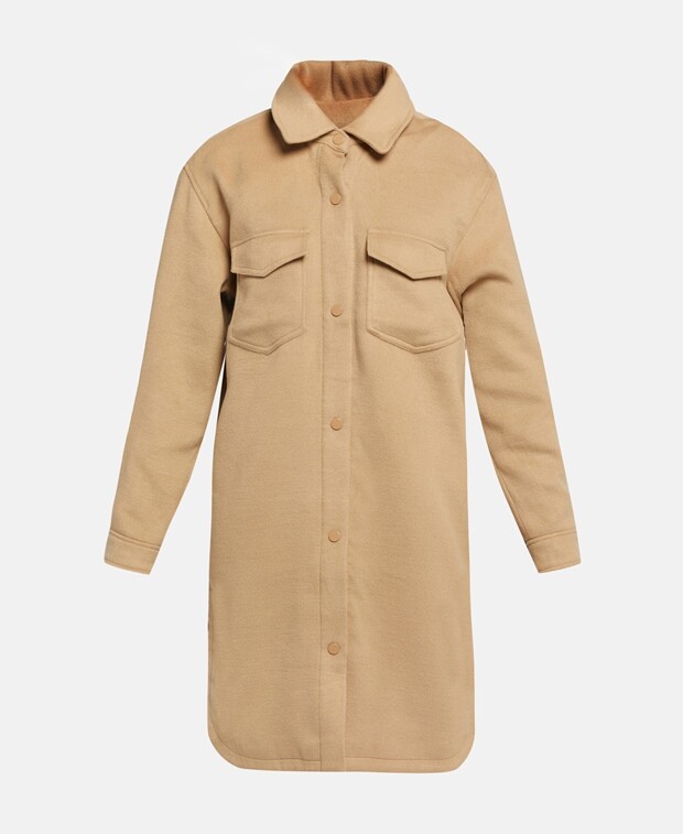 

Межсезонное пальто Abercrombie, бежевый
