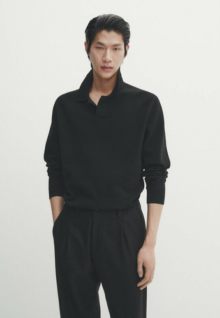 

Свитер Milano Massimo Dutti, черный