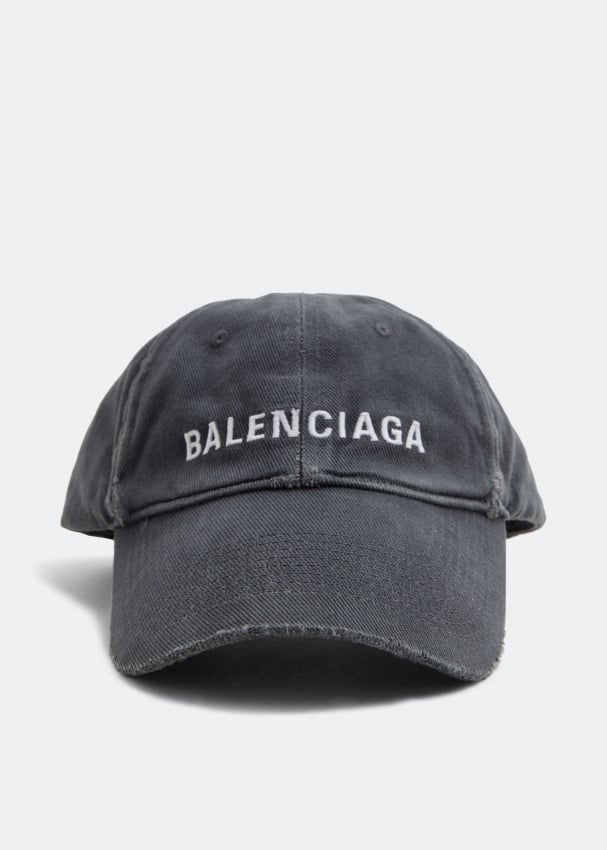 цена Кепка BALENCIAGA Logo cap, серый