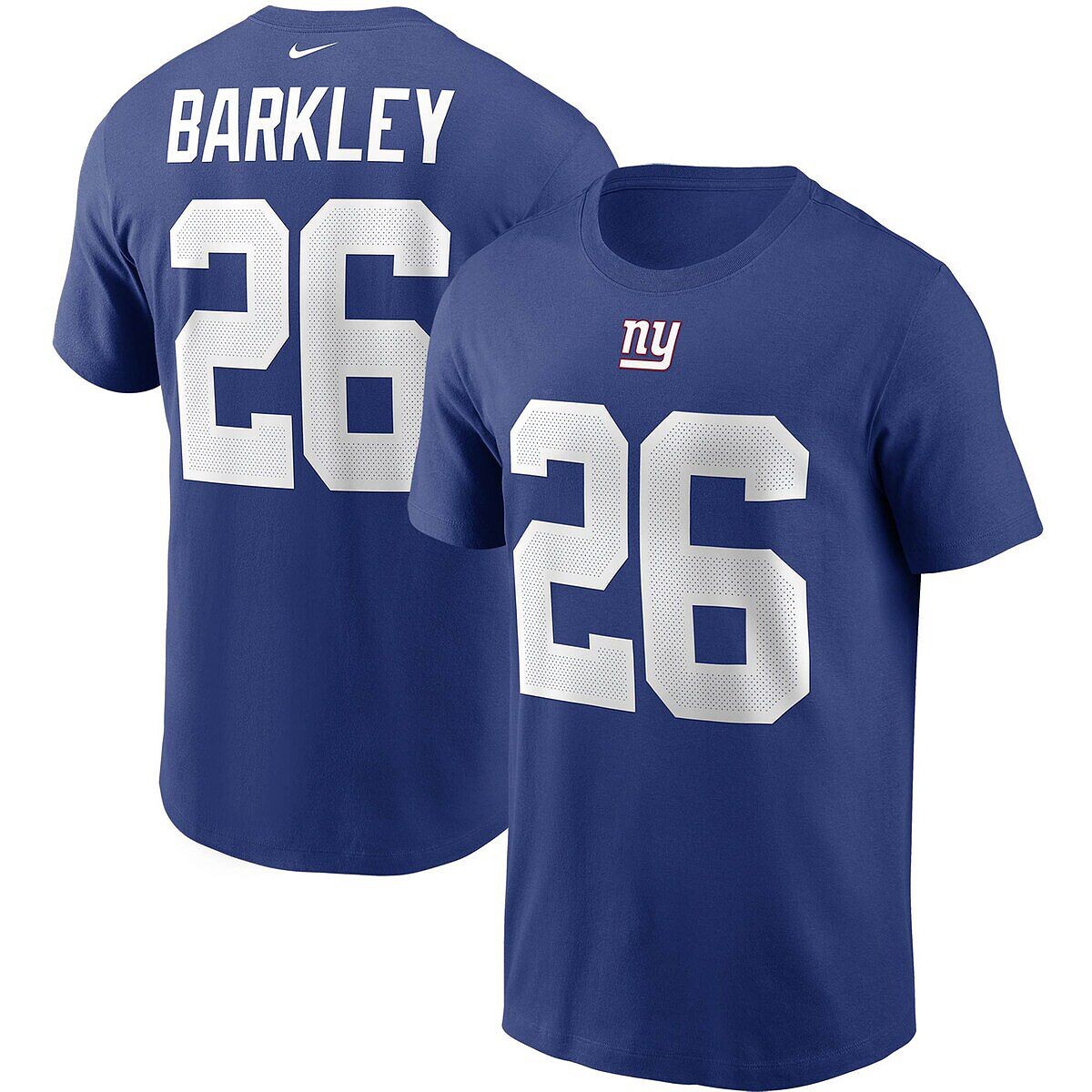 

Мужская футболка new york giants name & number - saquon barkley Nike, мульти