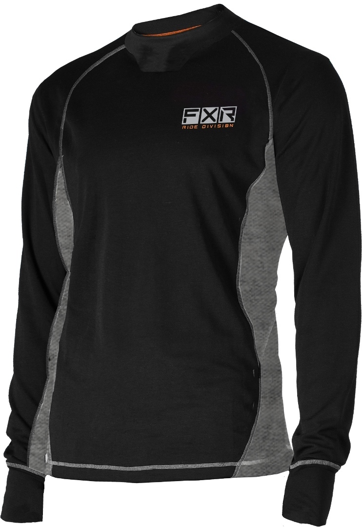 Рубашка функциональная FXR Endeavor с длинными рукавами, черный/серый