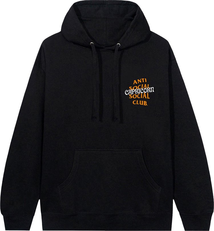 Худи Anti Social Social Club Capricorn Hoodie 'Black', черный - фото