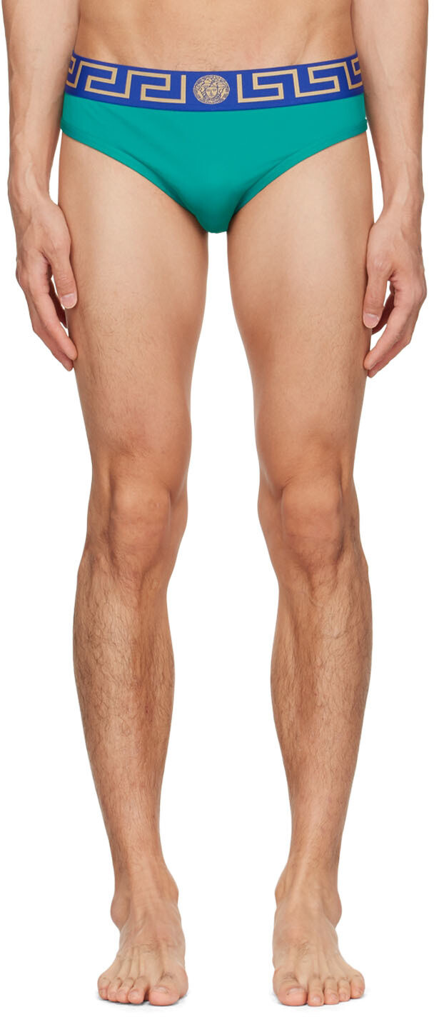 

Синие плавки Greca Versace Underwear