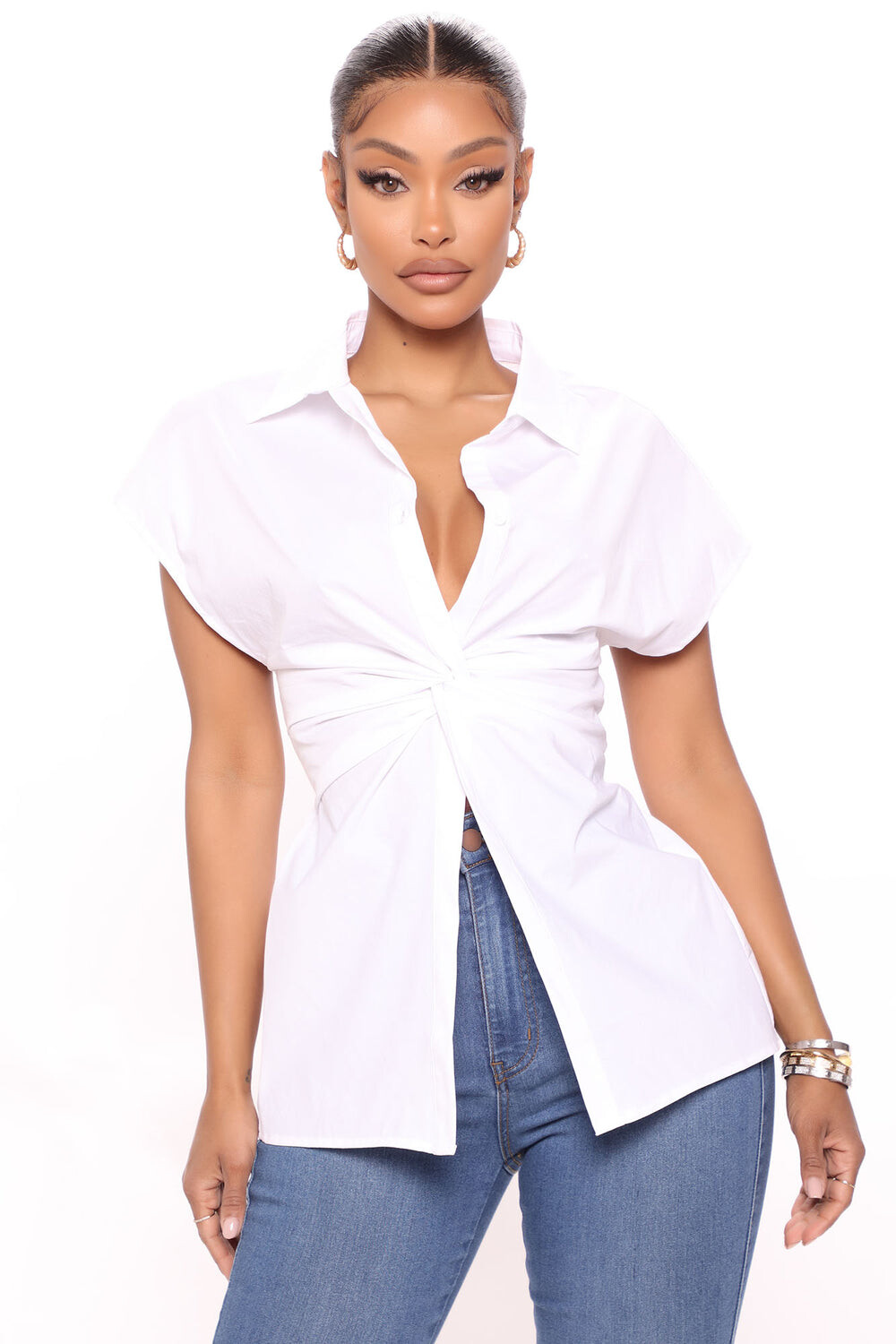 

Блузка Fashion Nova LT7157BFN, белый