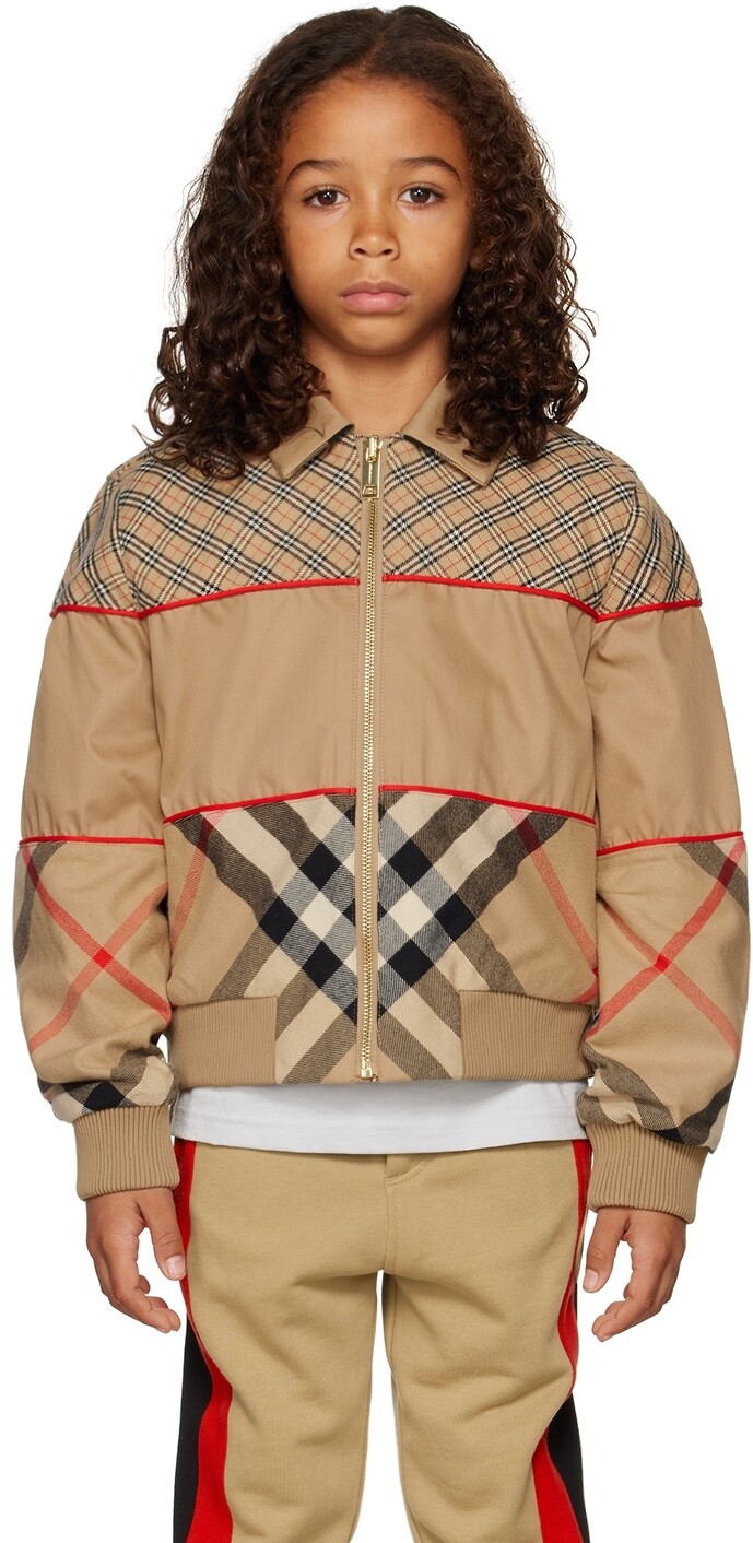 

Детская Бежевая Куртка Liam Burberry