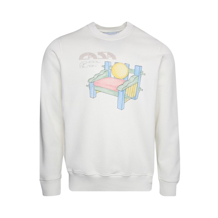

Толстовка Casablanca Sweatshirt 'School Of Design', белый