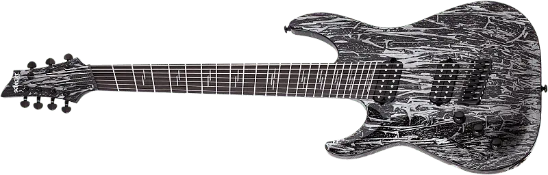 

Schecter #1467 C-7 Multiscale Silver Mountain 7-струнная электрогитара для левшей #1467 C-7 Multiscale Silver Mountain Left-Handed 7 String Electric Guitar