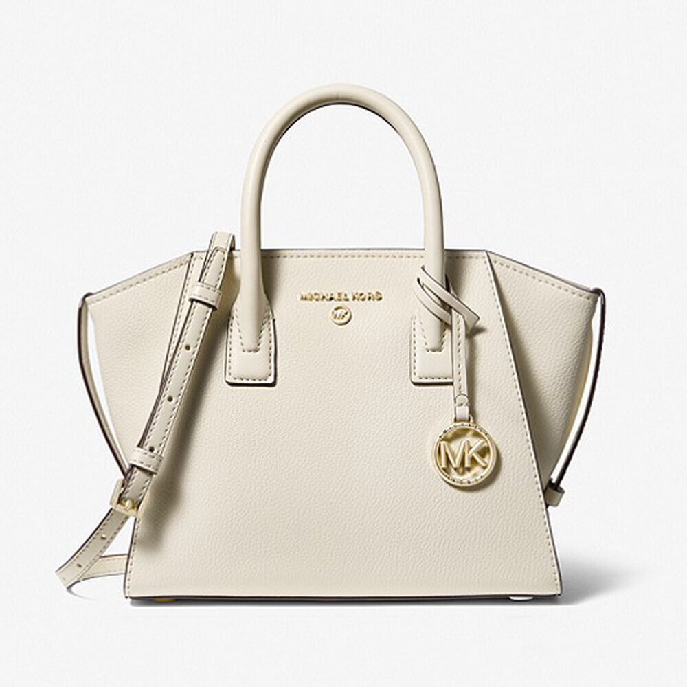 

Сумка кросс-боди Michael Michael Kors Avril Small Leather Top-Zip, белый