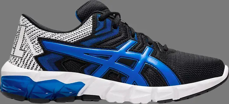 

Кроссовки gel quantum 90 2 gs 'black electric blue' Asics, черный