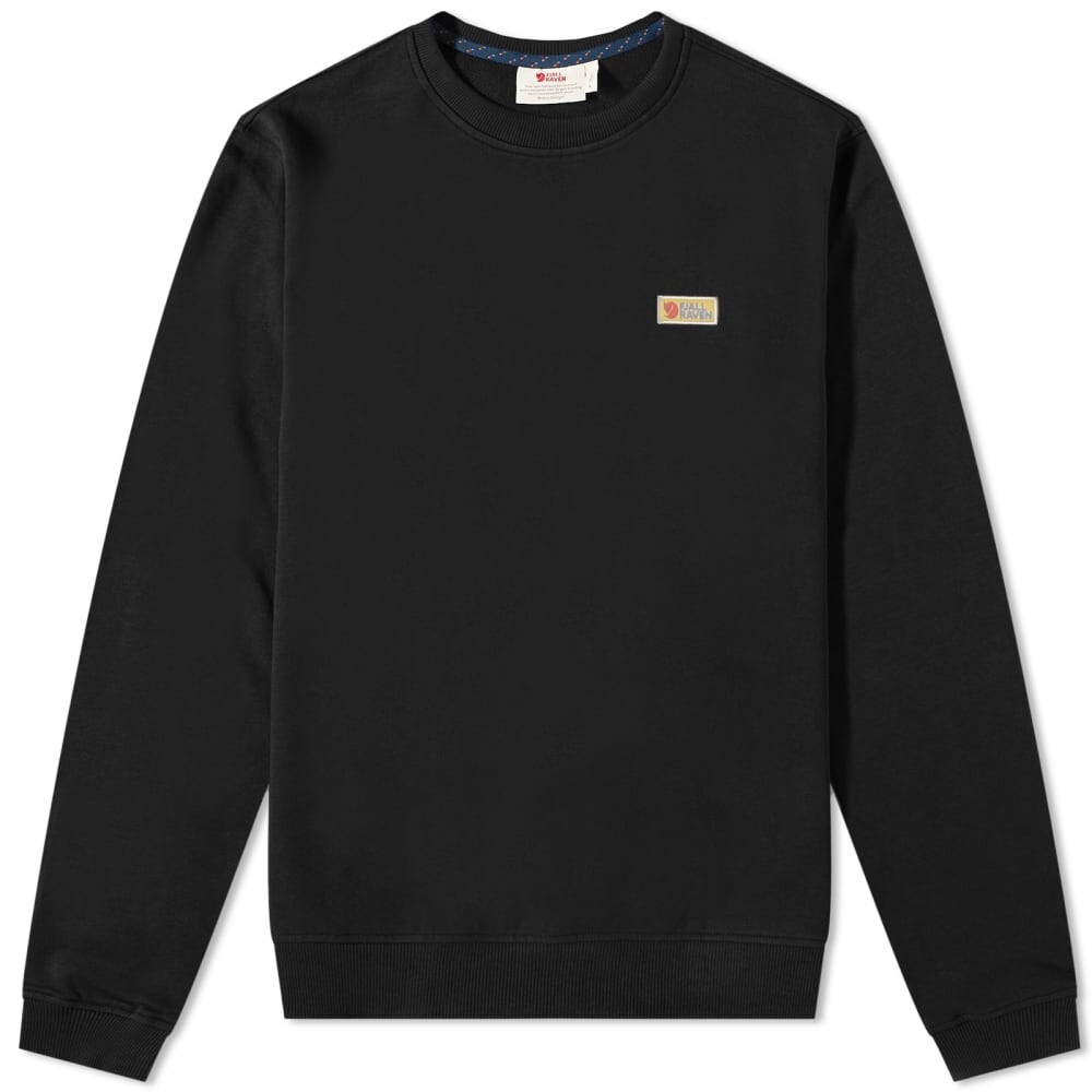 

Толстовка Fjällräven Vardag Crew Sweat, Черный