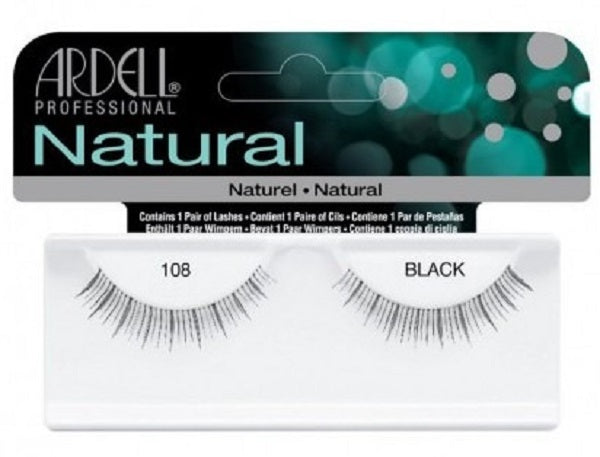 Ardell Натуральный 108 1 пара накладных ресниц черного цвета ardell natural lash эффект лифтинга глаз 5 пар