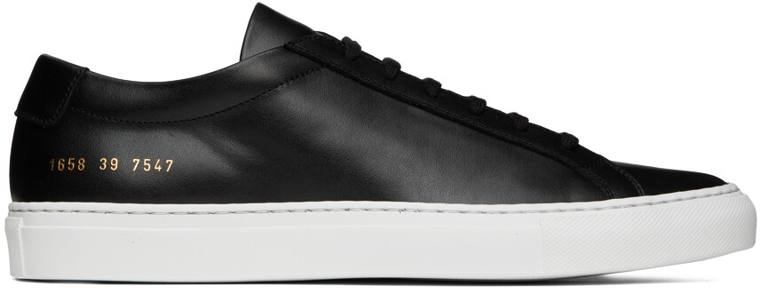 

Черные низкие кеды Achilles Common Projects