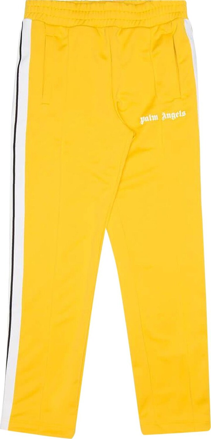 

Брюки Palm Angels College Slim Track Trousers 'Yellow/White', желтый