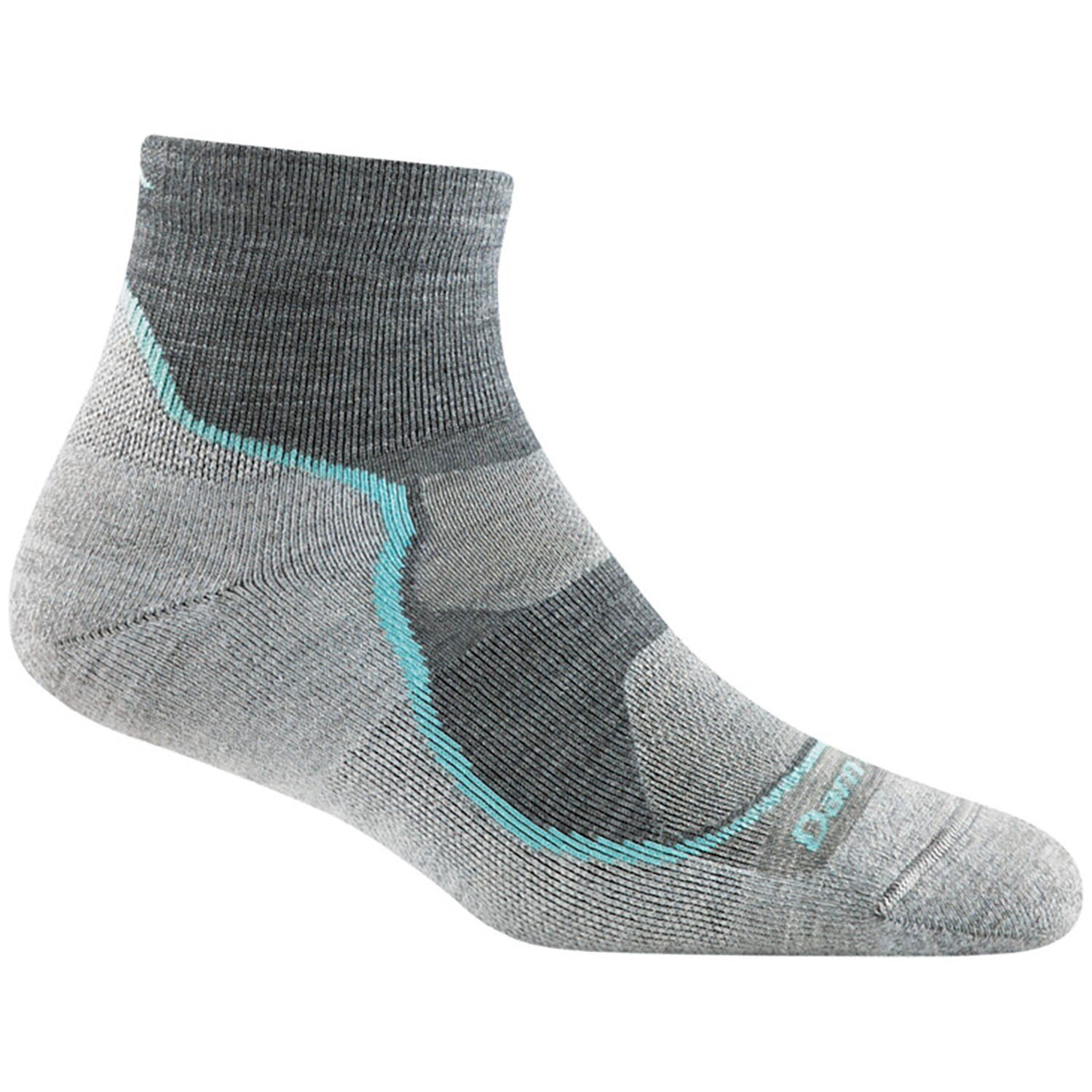 Легкие носки с подушкой Darn Tough Hiker 1/4 - женские, slate