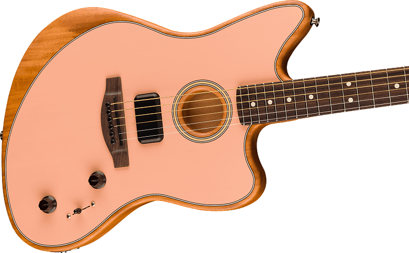 Fender Acoustasonic Player Jazzmaster - Shell Pink
