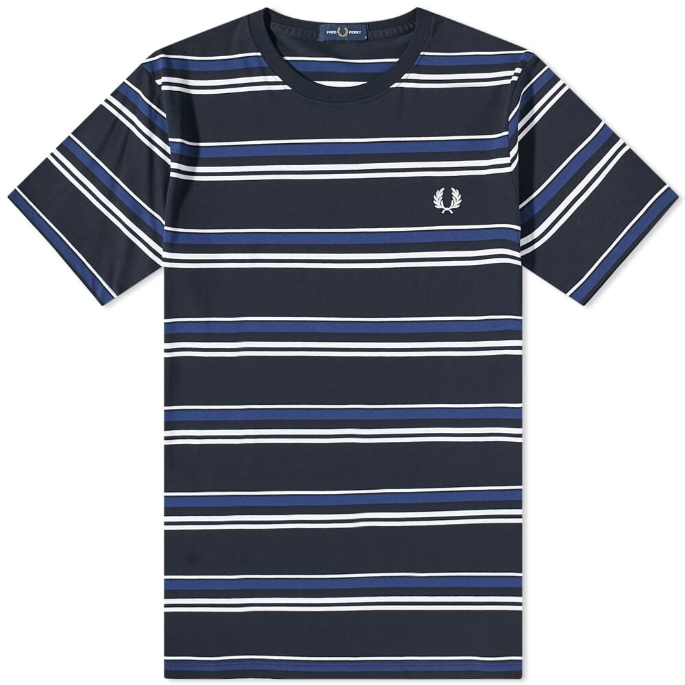 

Футболка Fred Perry Fine Stripe Tee, Серый
