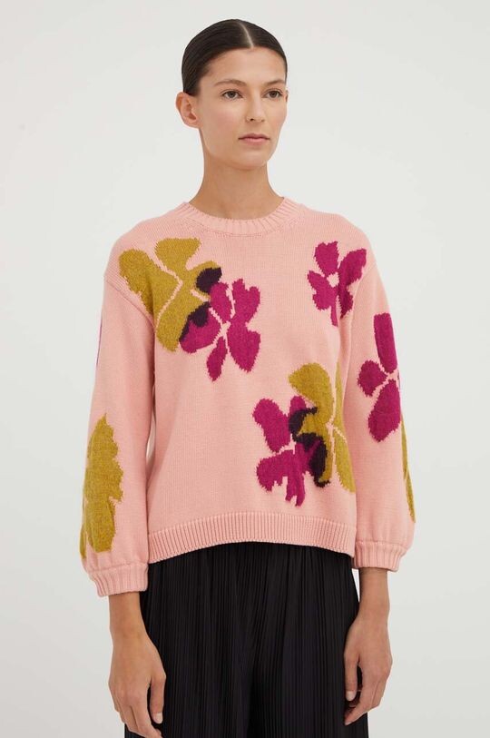 

Свитер из смесовой шерсти PS Paul Smith, розовый