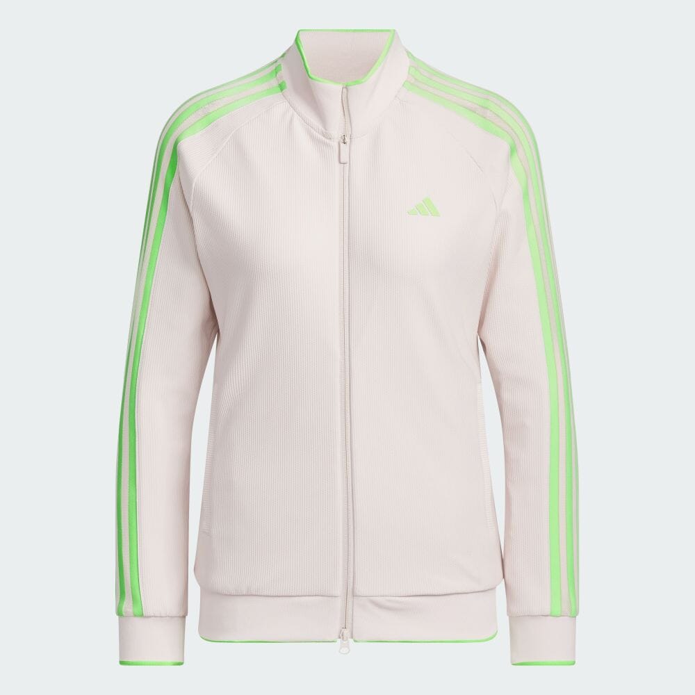 Куртка для гольфа Adidas Three Stripes Track Dry, светло-бежевый