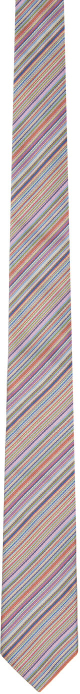 

Разноцветный полосатый галстук Paul Smith