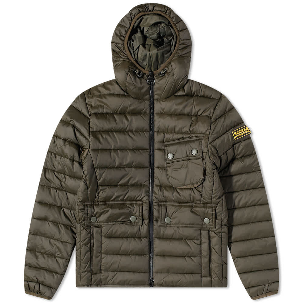 

Стеганая куртка с капюшоном International Ouston Barbour, Серый