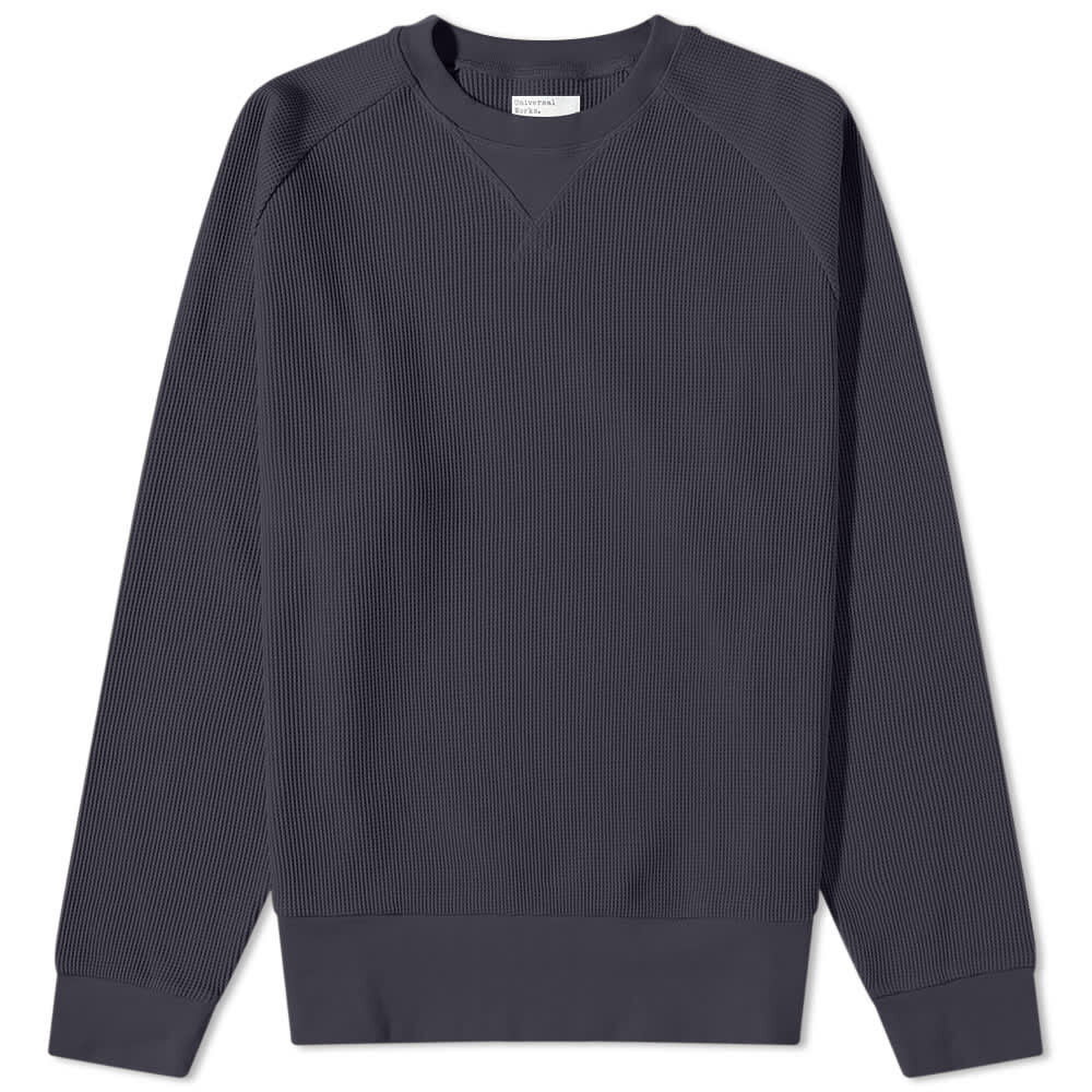 

Толстовка Universal Works Waffle Mr. K Crew Sweat, Серый
