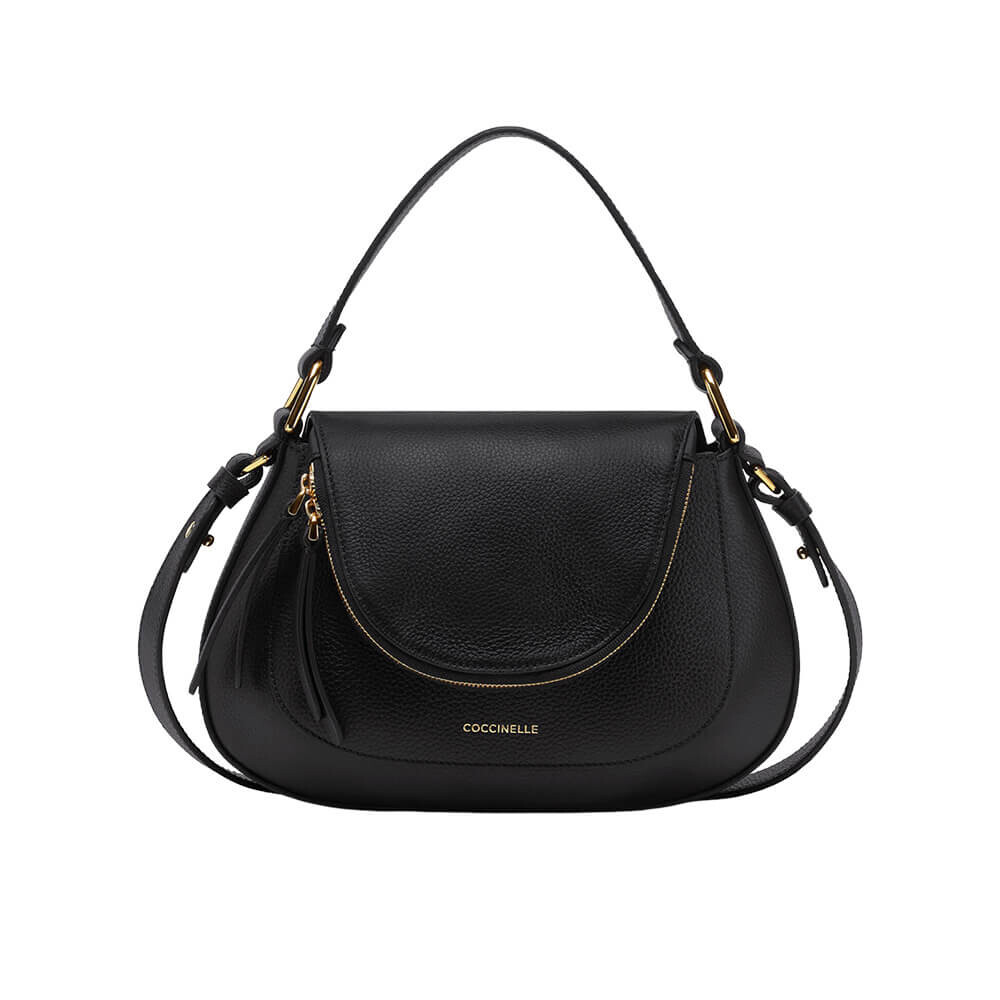 

Сумка Сoccinelle Spring Summer 23 Sole Small, черный