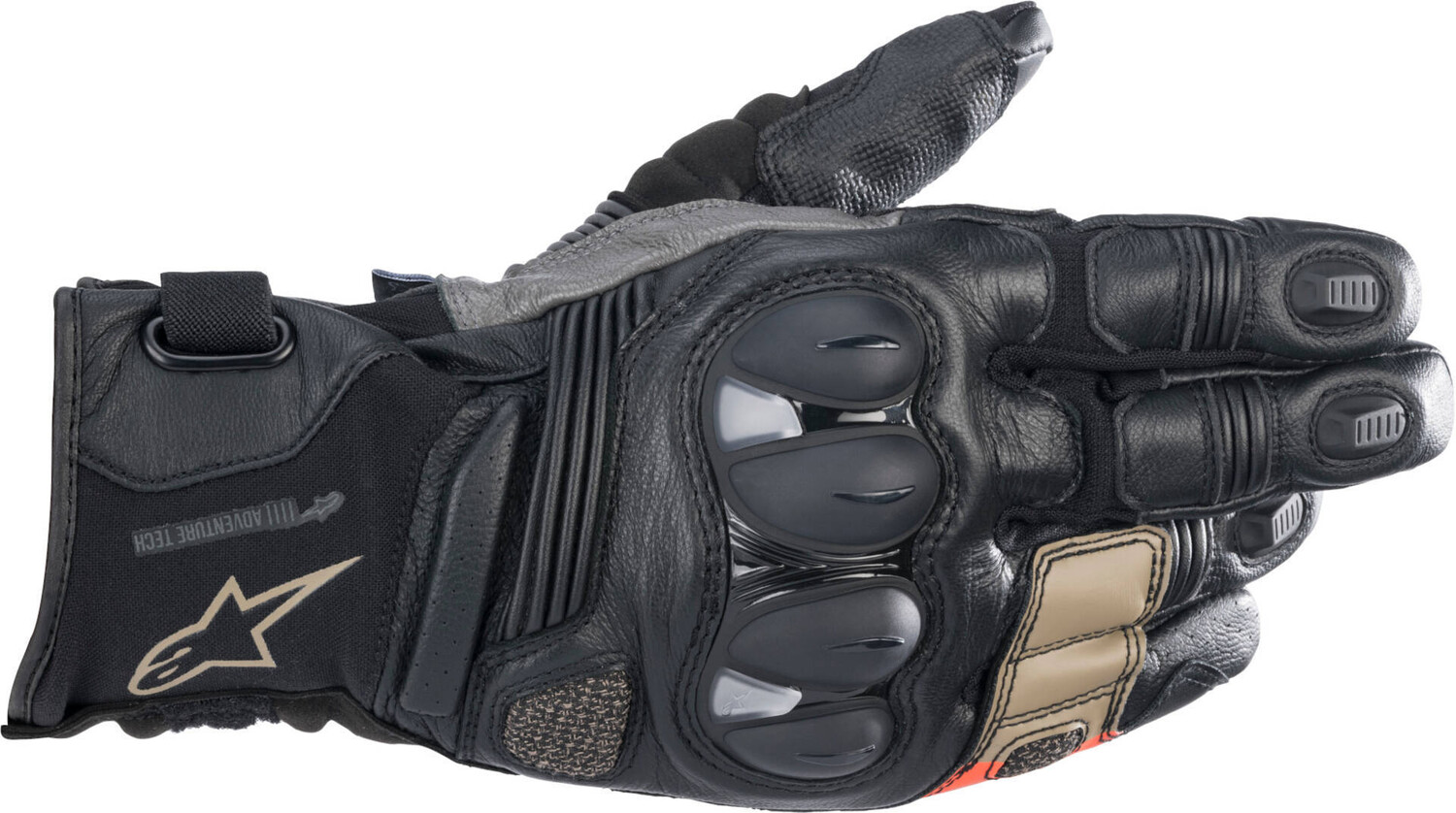 

Перчатка Alpinestars Belize V2 Drystar мотоциклетная, черно-песочная