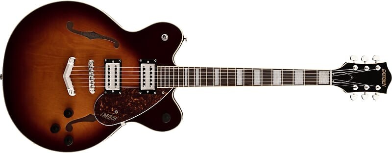 

Центральный блок Gretsch G2622 Streamliner DC с V-Stoptail, Broad'Tron - Forge Glow Maple G2622 Streamliner Center Block DC w/V-Stoptail, Broad’Tron -...