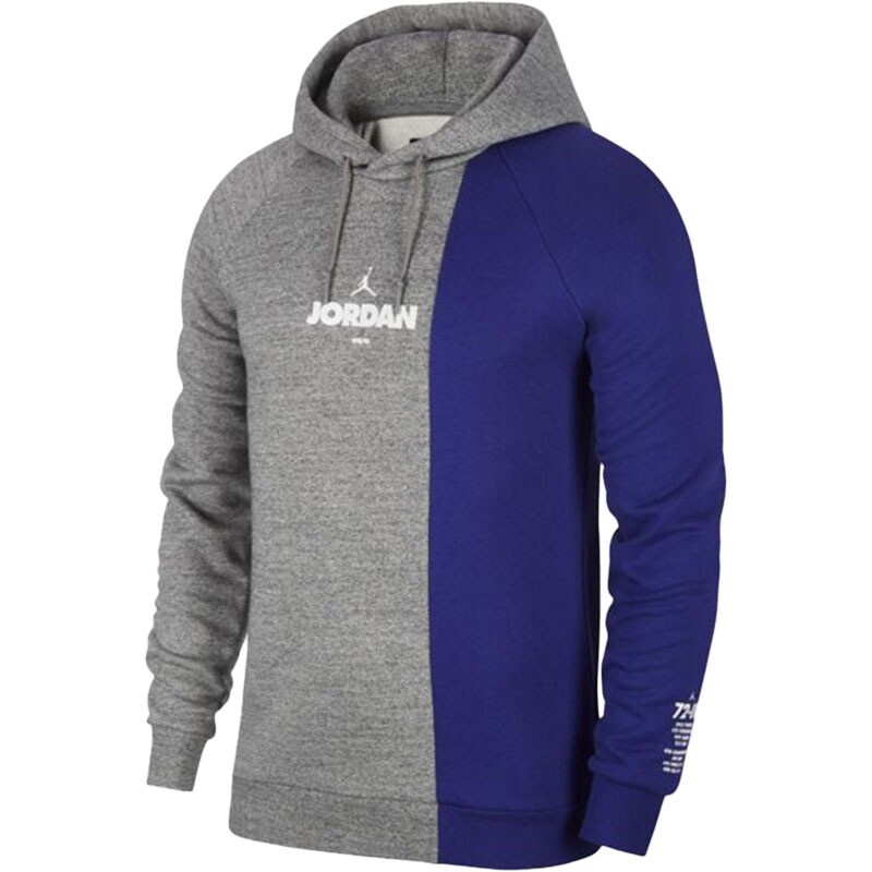 

Худи Nike Air Jordan Sportswear Legacy AJ11, серый/синий