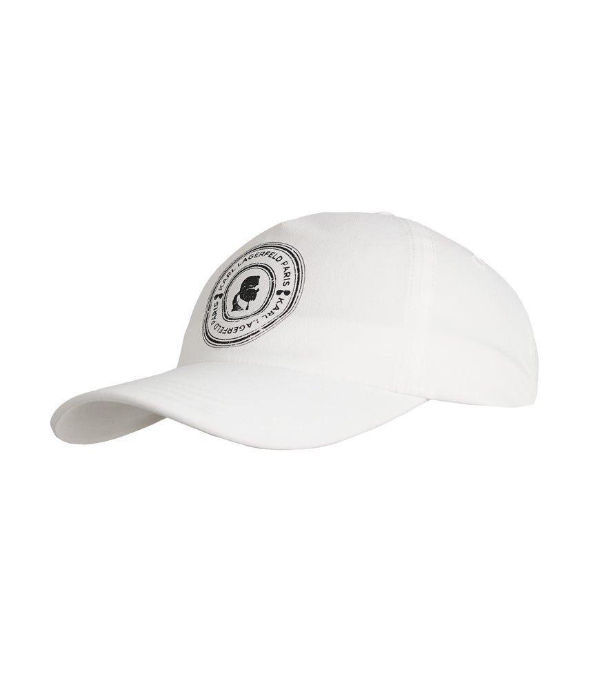 Бейсбольная кепка karl medallion Karl Lagerfeld, белый цена и фото