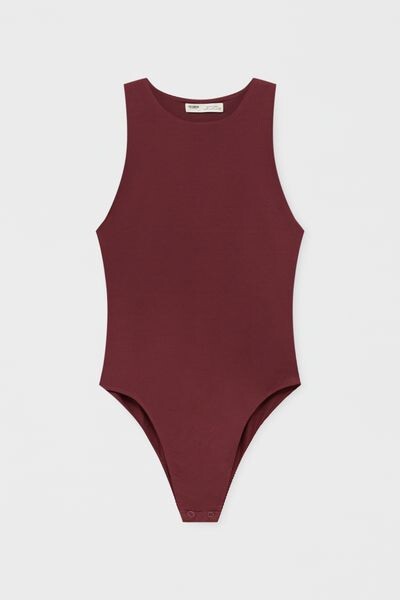 

Боди с вырезом на шее PULL&BEAR