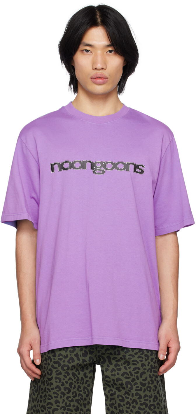 

Фиолетовая очень простая футболка Noon Goons, Фиолетовый